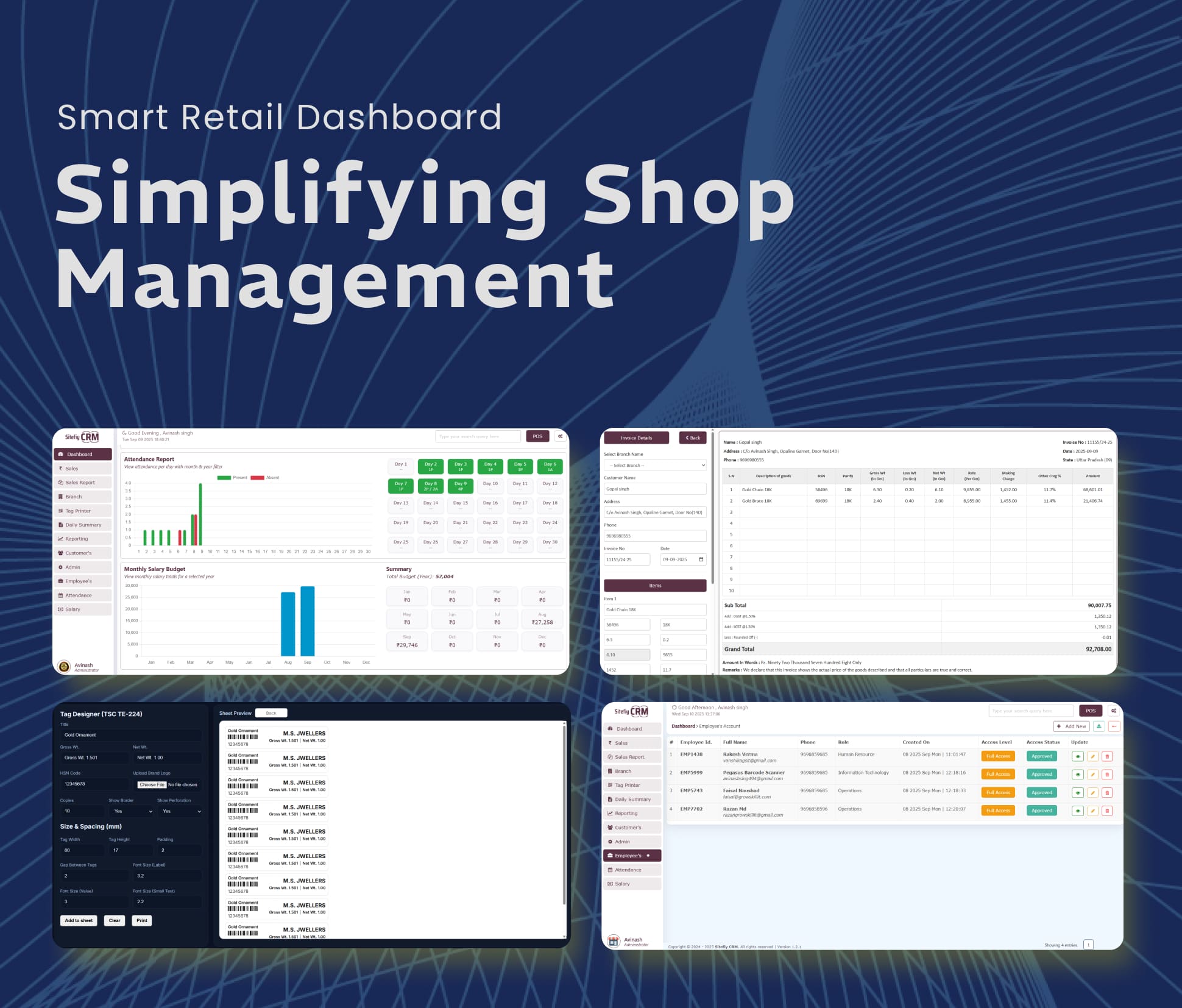 Smart Retail Dashboard